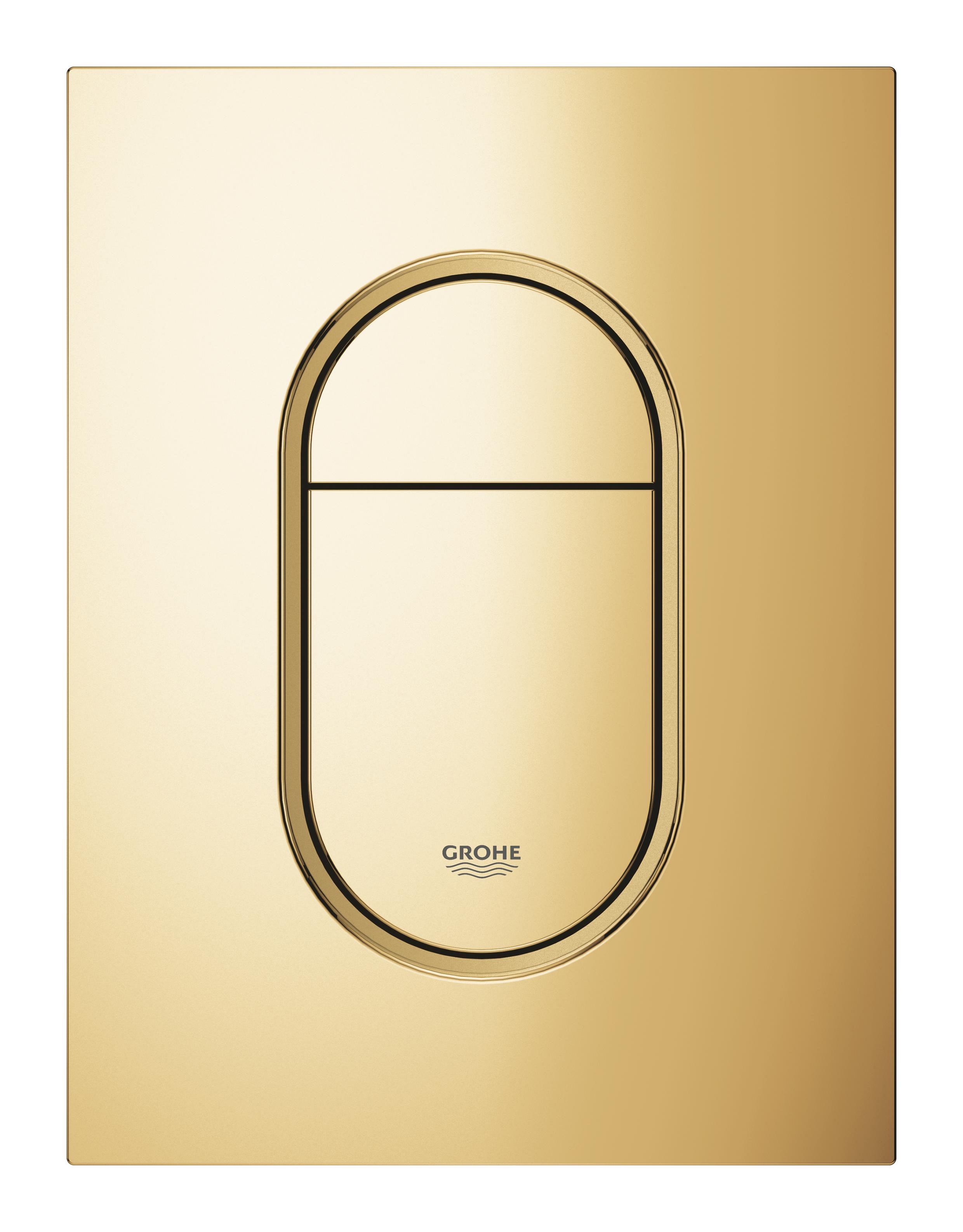 Grohe Arena Cosmopolitan S splachovacie tlačidlo do toalety zlatá 37624GL0