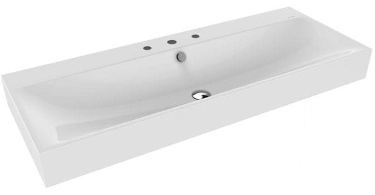 Kaldewei Silenio umývadlo 120x46 cm obdĺžnik klasické umývadlo biela 904506033001