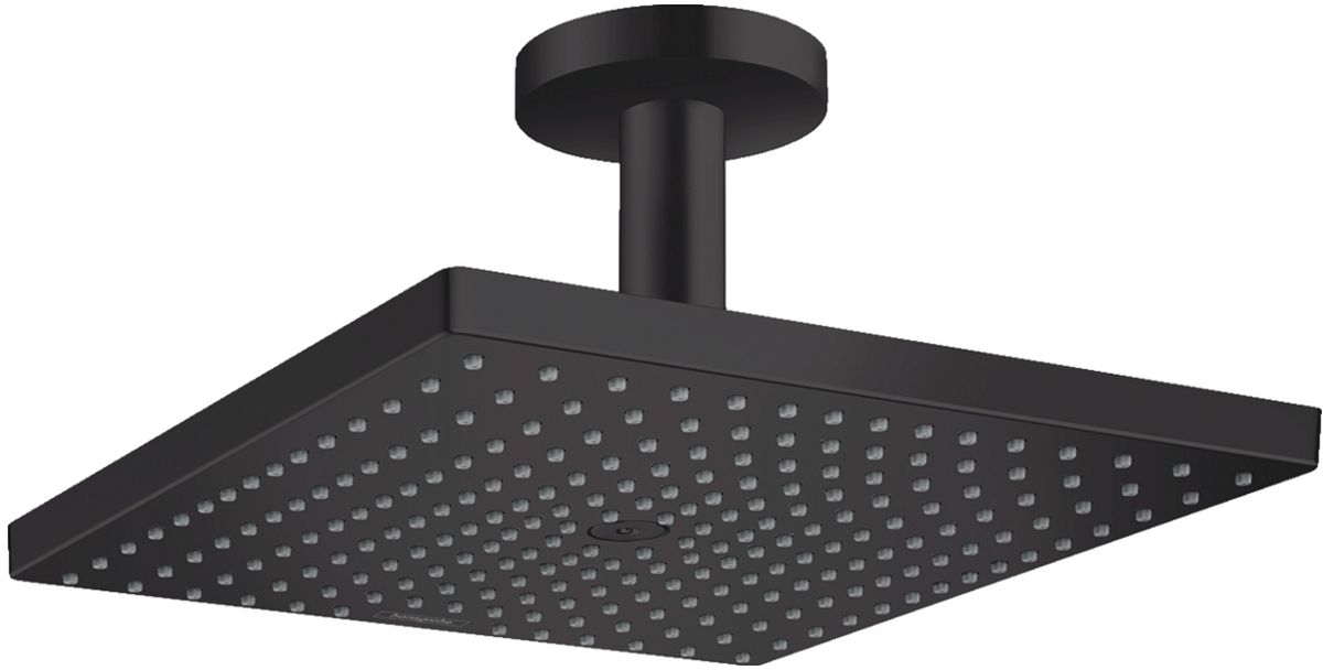 Hansgrohe Raindance horná sprcha so sprchovacím ramenom 30x30 cm štvorec čierna 26250670