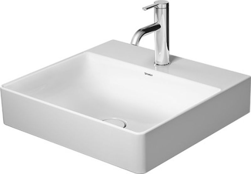 Duravit DuraSquare umývadlo 50x47 cm obdĺžnik klasické umývadlo-umývadlo na nábytok biela 2353500041