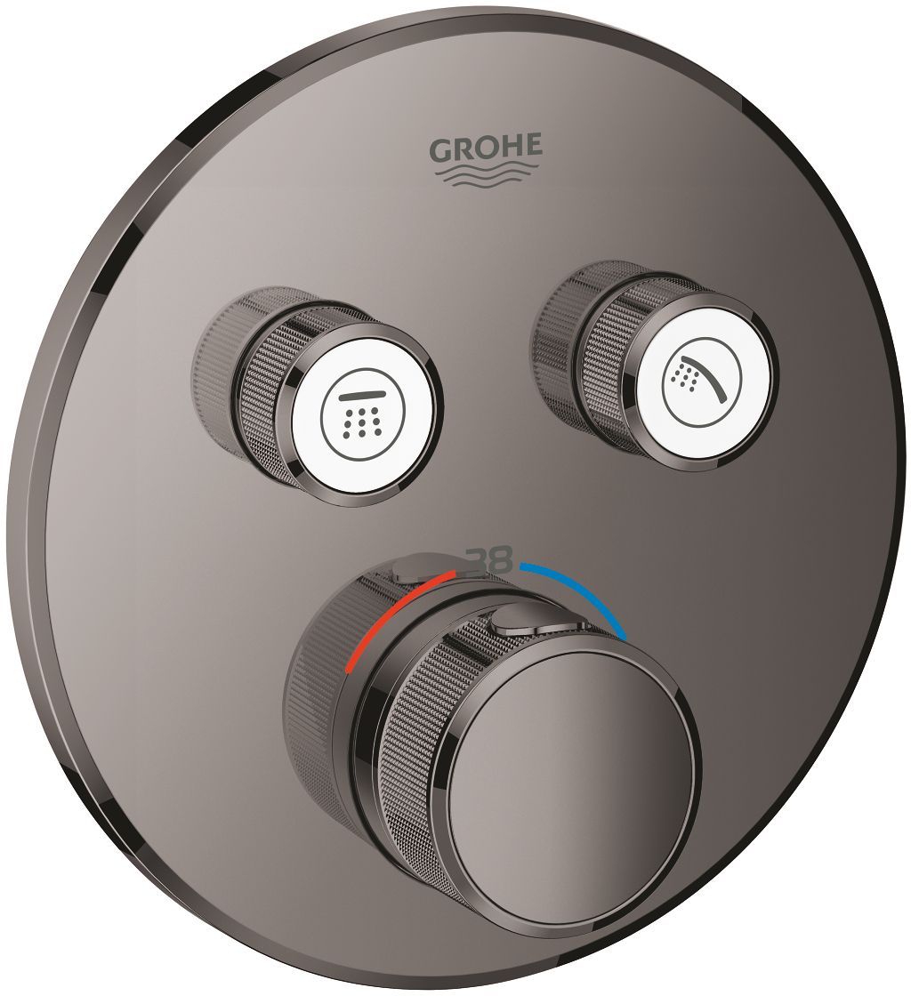 Grohe Grohtherm SmartControl vaňová/sprchová batéria podomietková áno Hard Graphite 29119A00