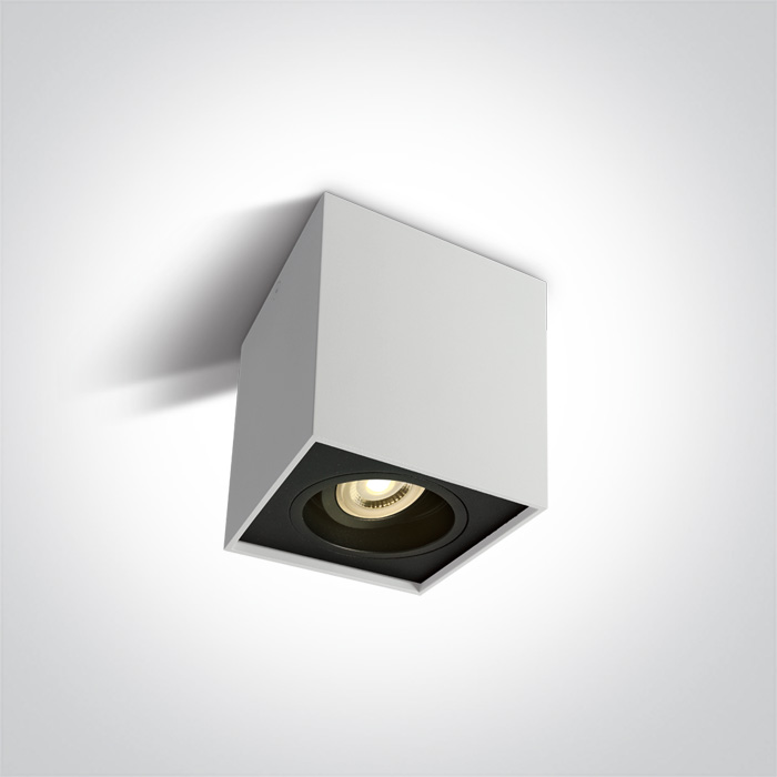 One Light Karlowasi stropné svietidlo 1x10 W biela-čierna 12105YA/W