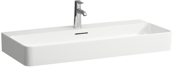 Laufen Val umývadlo 95x42 cm obdĺžnik klasické umývadlo-pultové umývadlo biela lesklá H8162870001091