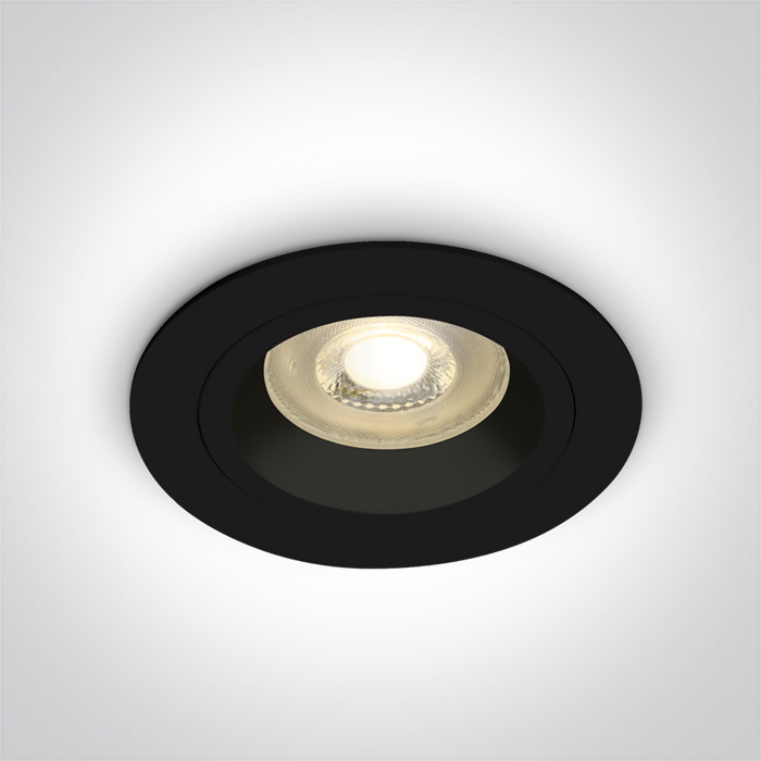 One Light Jalia zapustené svietidlo 1x50 W čierna 10105ALG/B
