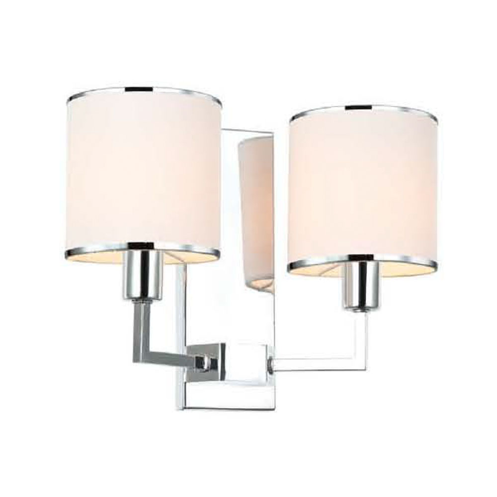 Orlicki Design Casa nástenná lampa 2x12 W biela-chrómová OR81497