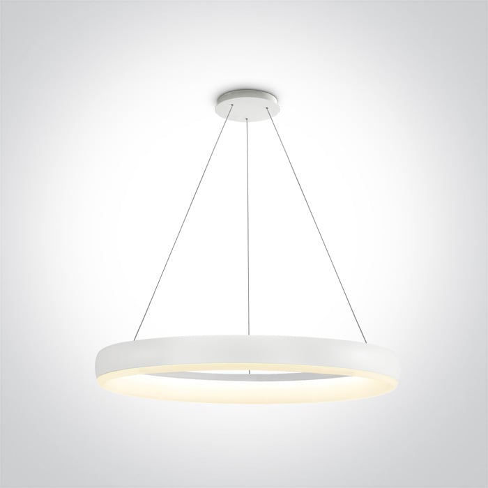 One Light Vitoli závesné svietidlo 1x40 W biela 63114/W/W
