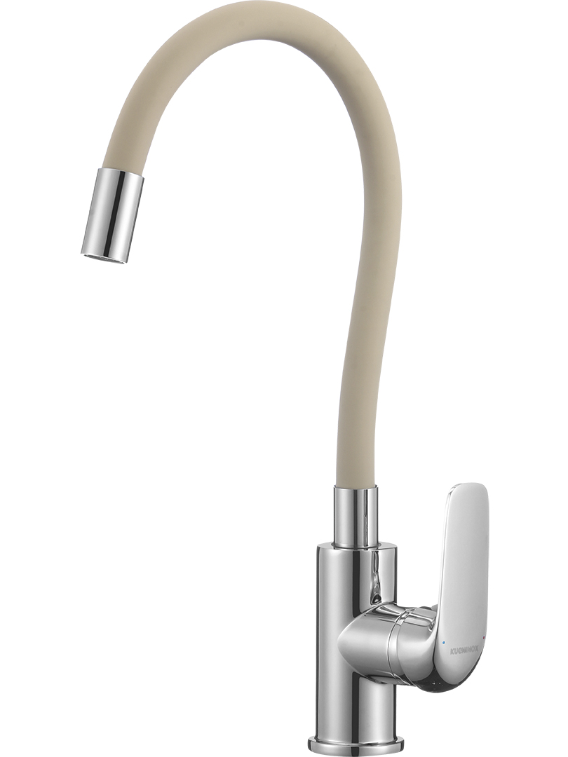 Kuchinox Elza kuchynská batéria stojánková chrómová-béžová BKE461D