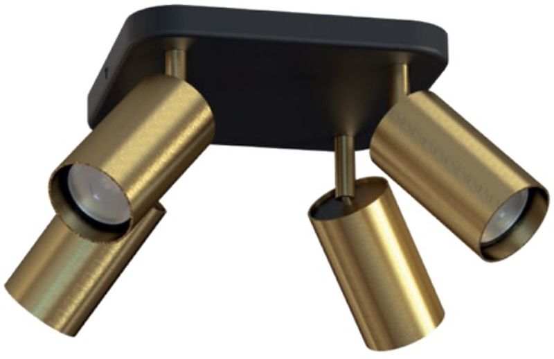 Nowodvorski Lighting Eye Spot stropné svietidlo 4x10 W čierna-mosadzná 8820