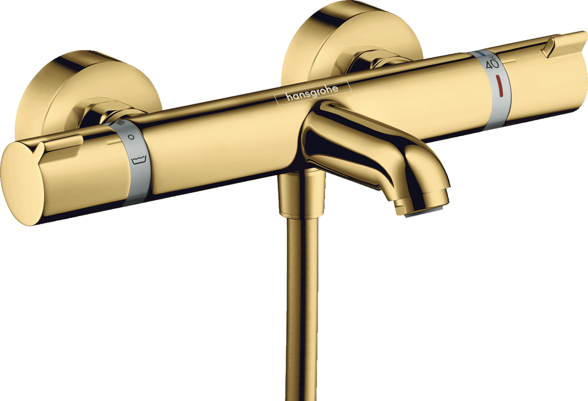 Hansgrohe Ecostat vaňová/sprchová batéria nástenná s termostatom zlatá 13114990