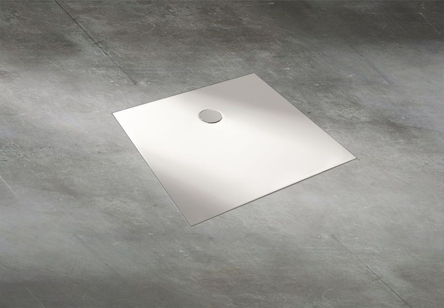 Kermi Koralle štvorcová sprchová vanička 100x100 cm biela BDEXD1001002K