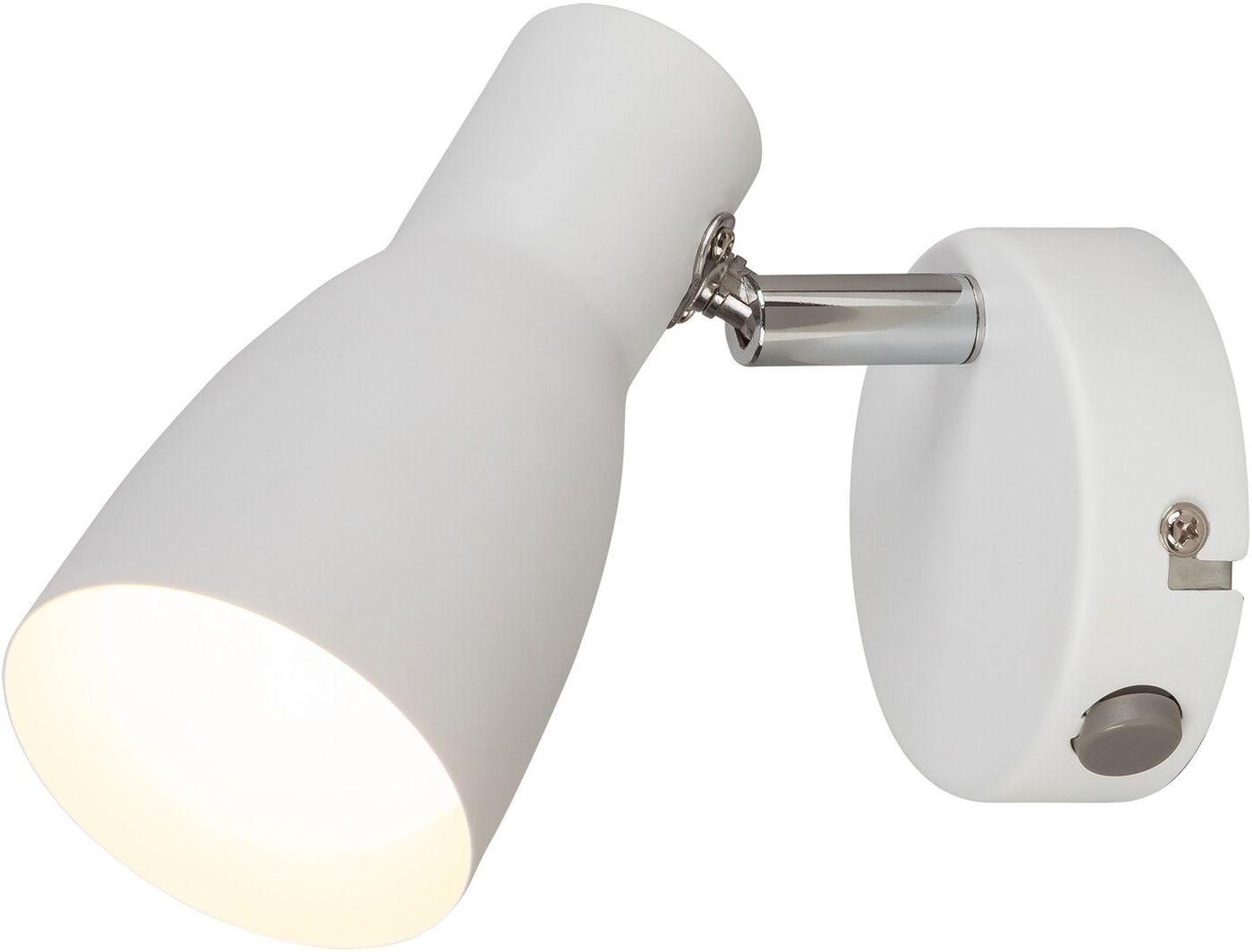 Rabalux Ebony nástenná lampa 1x20 W biela 6025