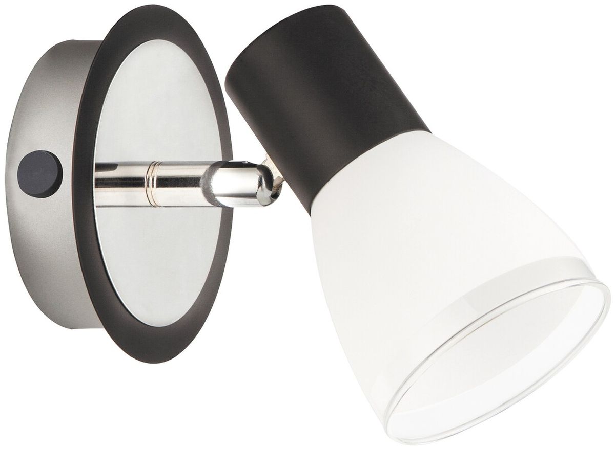 Rabalux Ati nástenná lampa 1x15 W čierna 5976