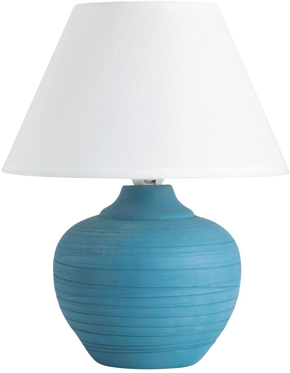 Rabalux Molly stolová lampa 1x40 W biela-modrá 4392