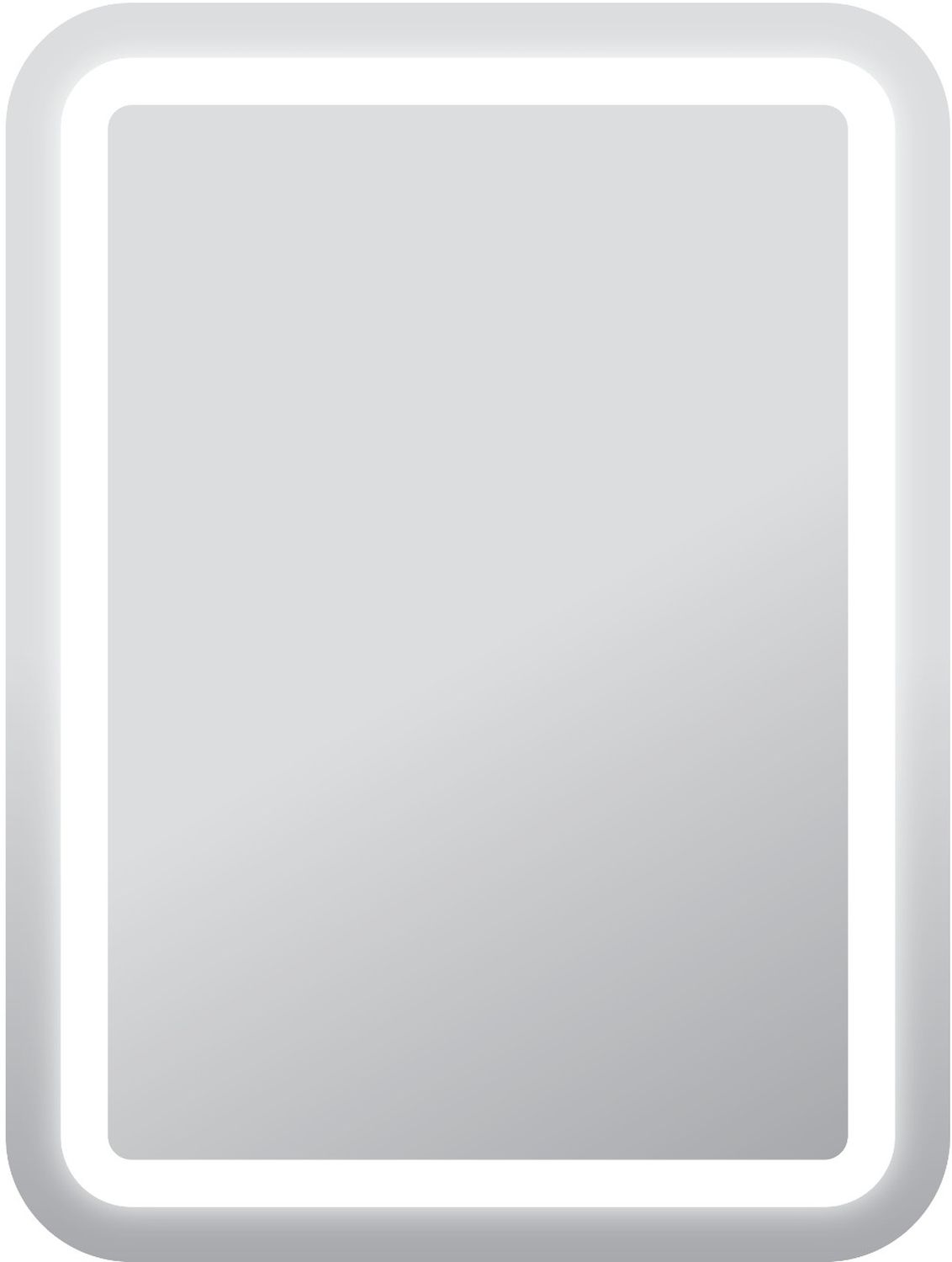 Dubiel Vitrum Perfekt zrkadlo 60x80 cm odĺžnikový s osvetlením 5905241003009