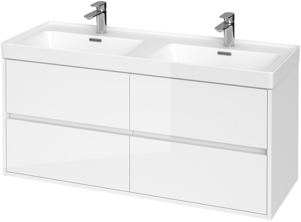 Cersanit Crea skrinka 119.4x44.7x53.3 cm závesné pod umývadlo biela S931-001