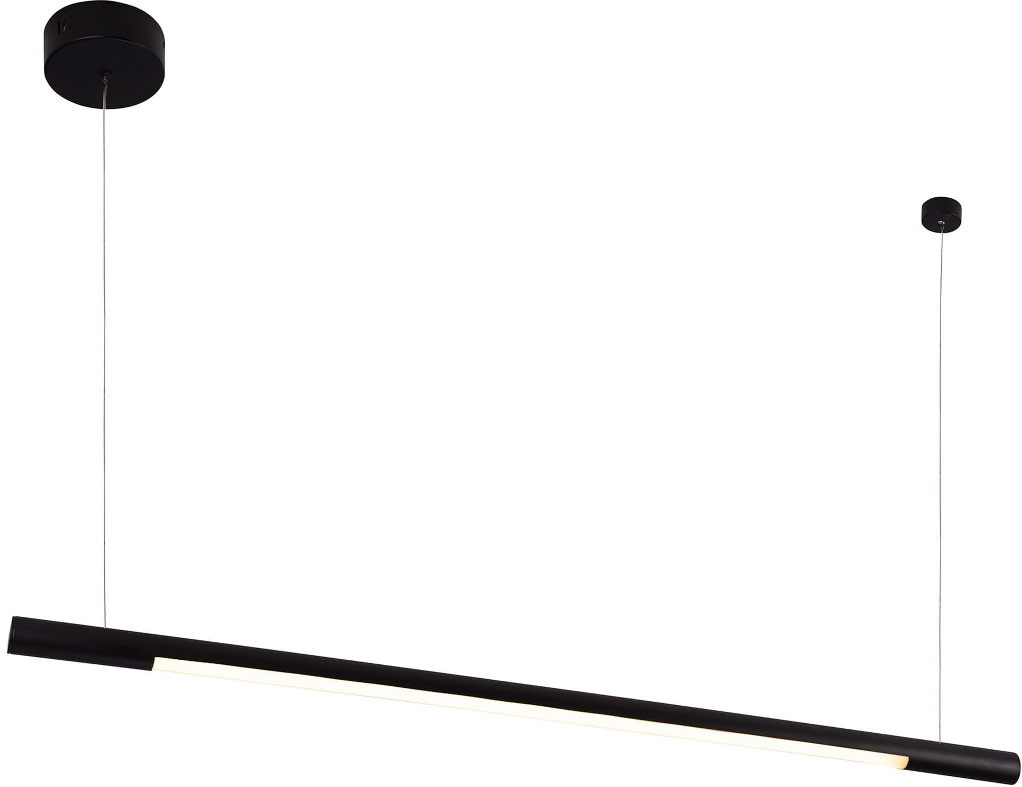 MaxLight Organic Horizon závesné svietidlo 1x16 W čierna P0354D