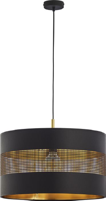 TK Lighting Tago závesné svietidlo 1x25 W čierna-zlatá 3211