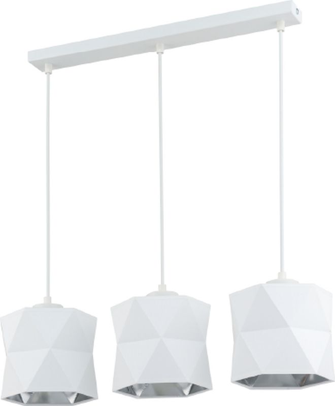 TK Lighting Siro závesné svietidlo 3x15 W biela 3251