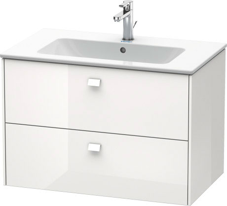Duravit Brioso skrinka 82x47.9x55.3 cm závesná kúpeľňová skrinka pod umývadlo biela BR410202222