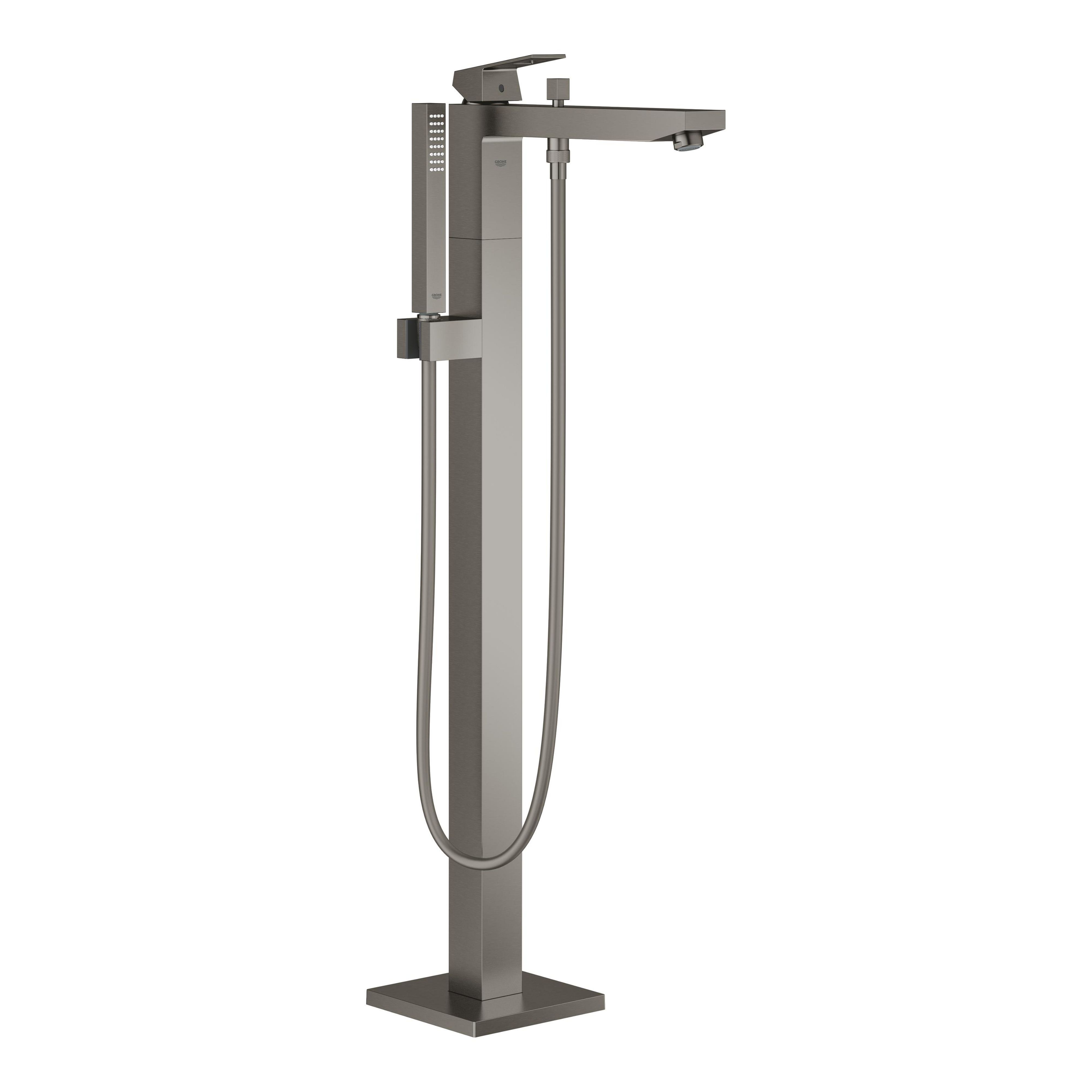 Grohe Eurocube vaňová/sprchová batéria voľne stojaca Brushed Hard Graphite 23672AL1