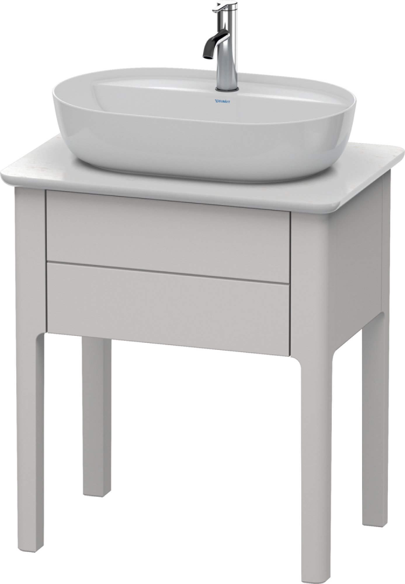 Duravit Luv skrinka 63.8x45x74.3 cm kúpeľňová skrinka pod úmývadlo stojaca biela LU956003939