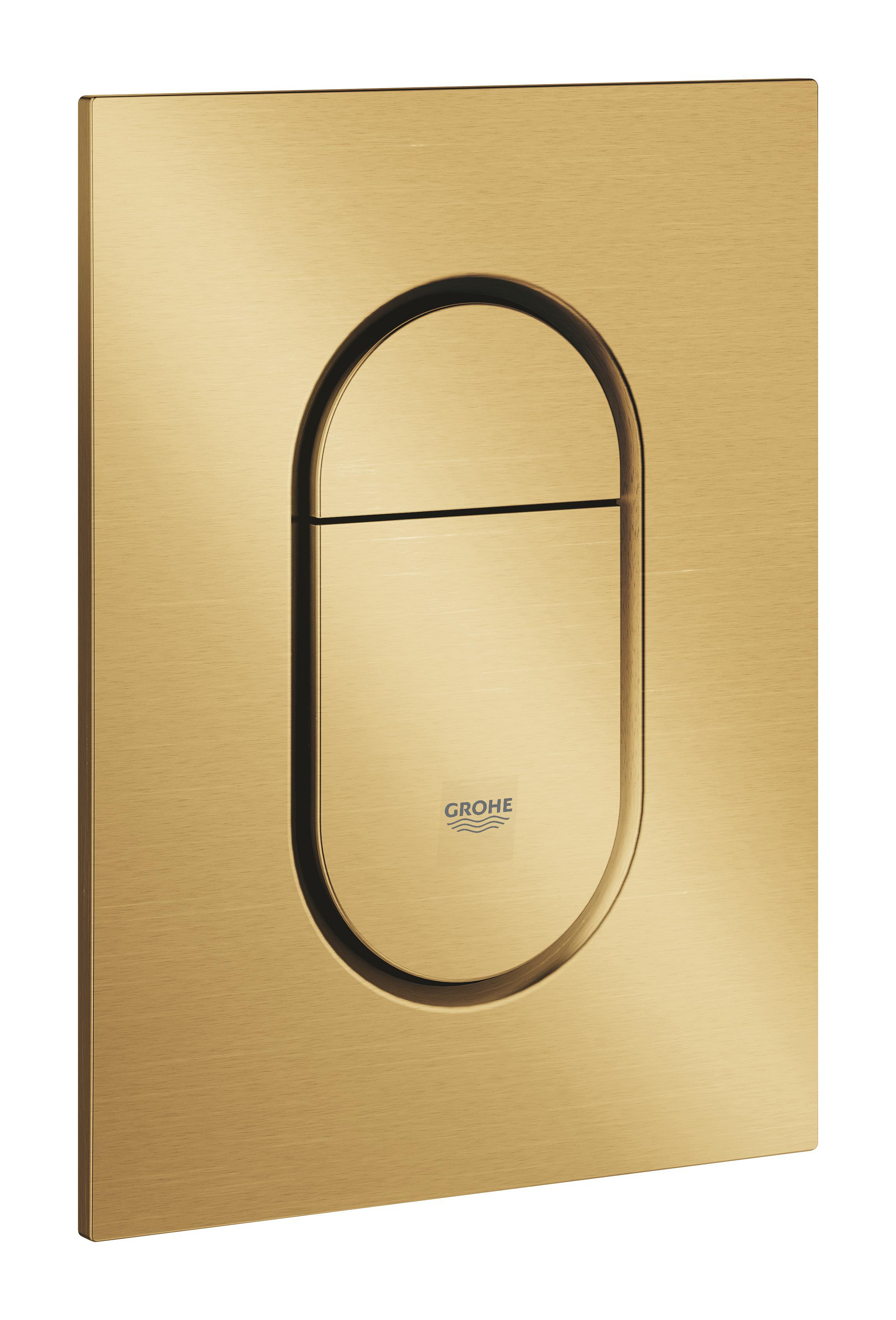 Grohe Arena Cosmopolitan S splachovacie tlačidlo do toalety Brushed Cool Sunrise 37624GN0