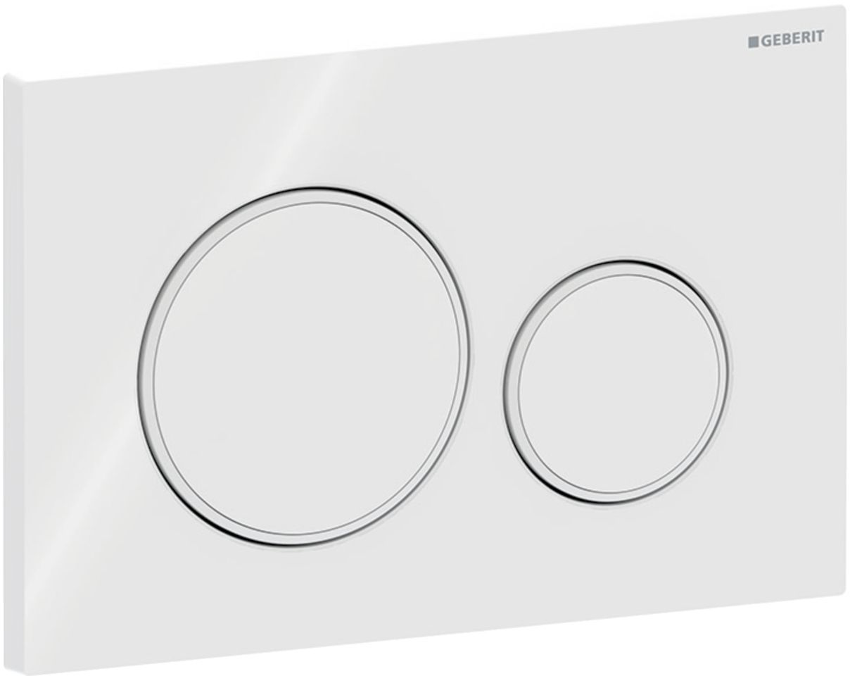 Geberit Sigma splachovacie tlačidlo do toalety biela 115.882.01.1