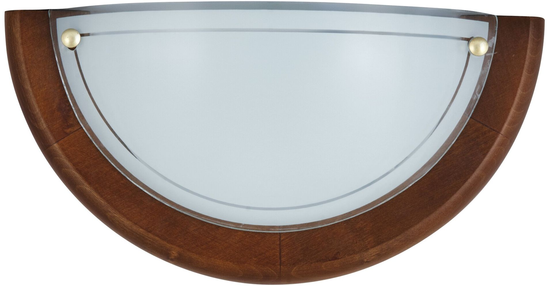 Rabalux Ufo nástenná lampa 1x60 W drevená-opálové sklo 5407