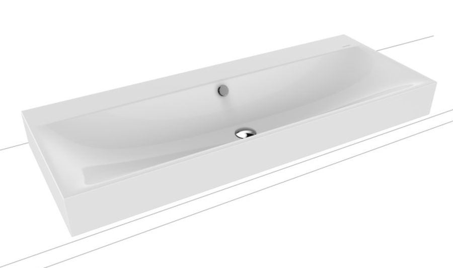 Kaldewei Silenio umývadlo 90x46 cm obdĺžnik pultové umývadlo biela 904206003001
