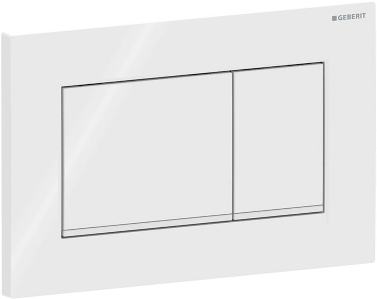 Geberit Sigma20 splachovacie tlačidlo do toalety biela 115.883.01.1