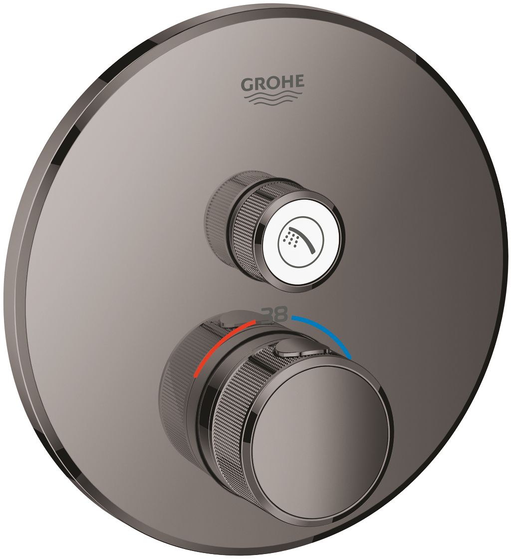 Grohe Grohtherm SmartControl sprchová batéria podomietková áno Hard Graphite 29118A00