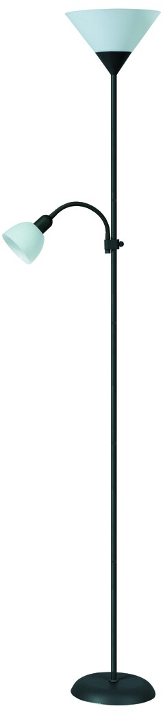 Rabalux Action stojaca lampa 2x100 W biela-čierna 4062