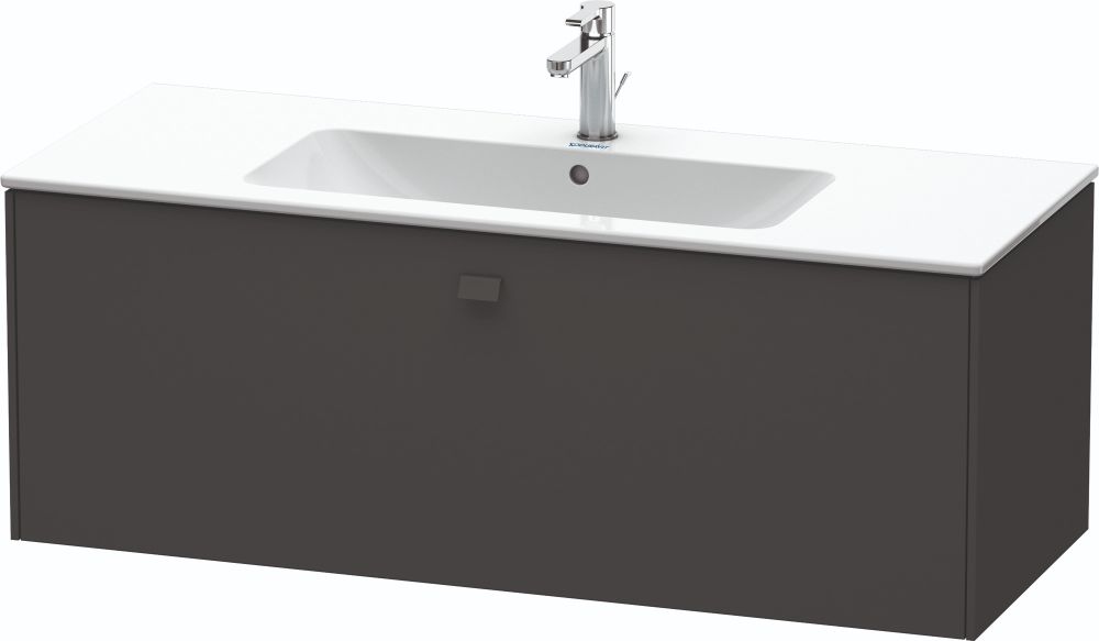 Duravit Brioso skrinka 122x47.9x44.2 cm závesná kúpeľňová skrinka pod umývadlo grafitová BR400404949