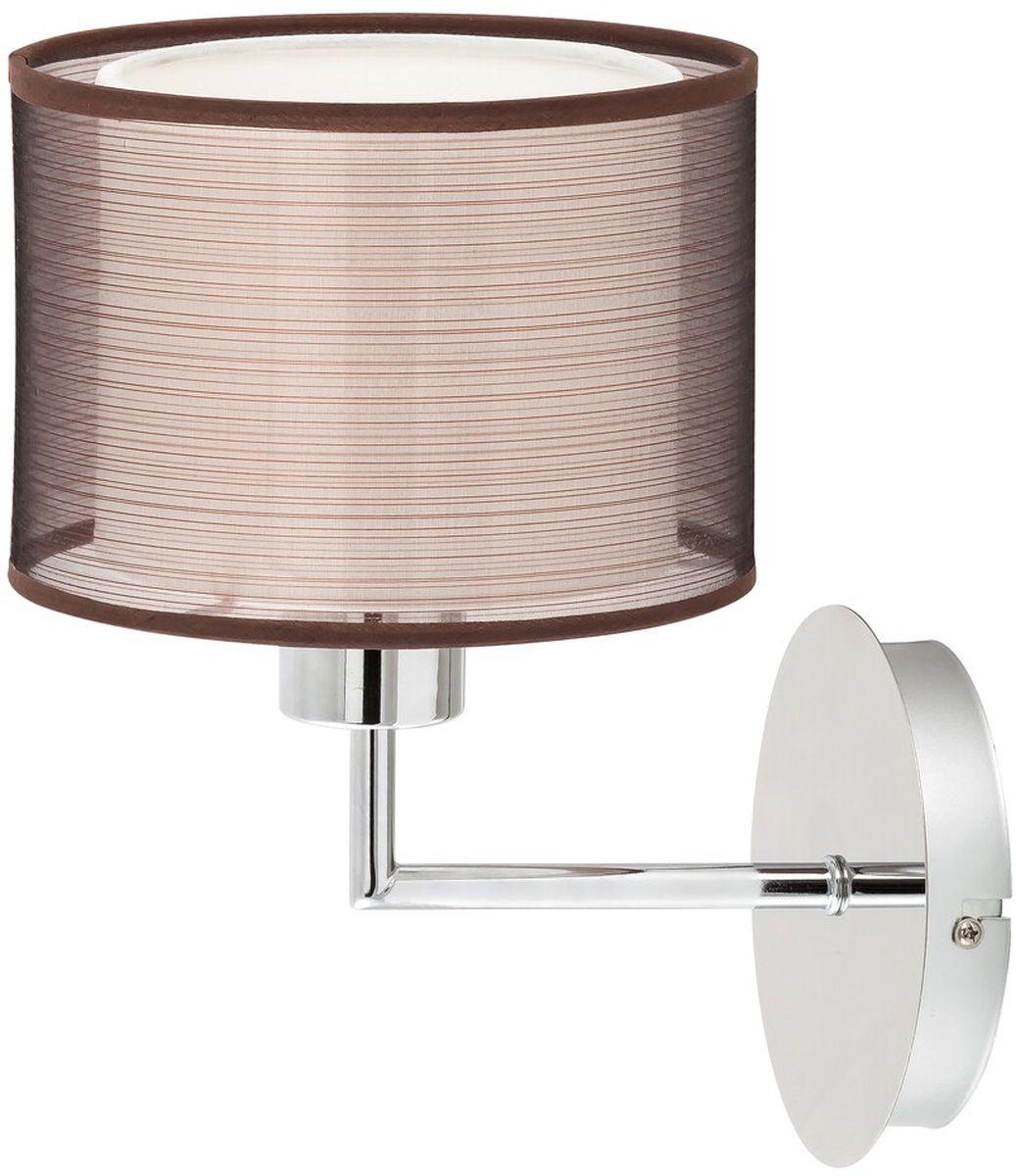 Rabalux Anastasia nástenná lampa 1x60 W chrómová-hnedá 2628