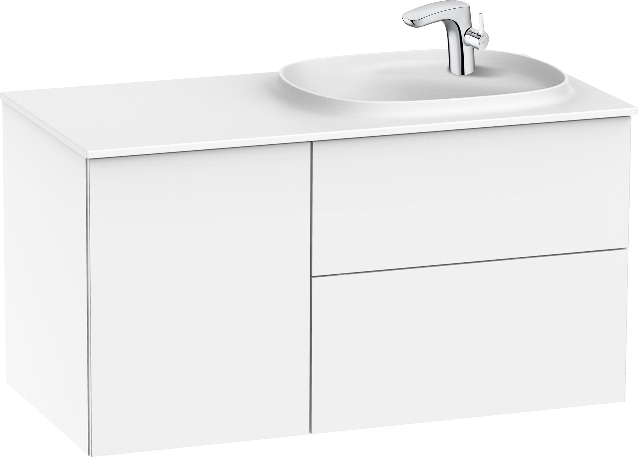 Roca Beyond umývadlo so skrinkou 100 cm biela A851390806