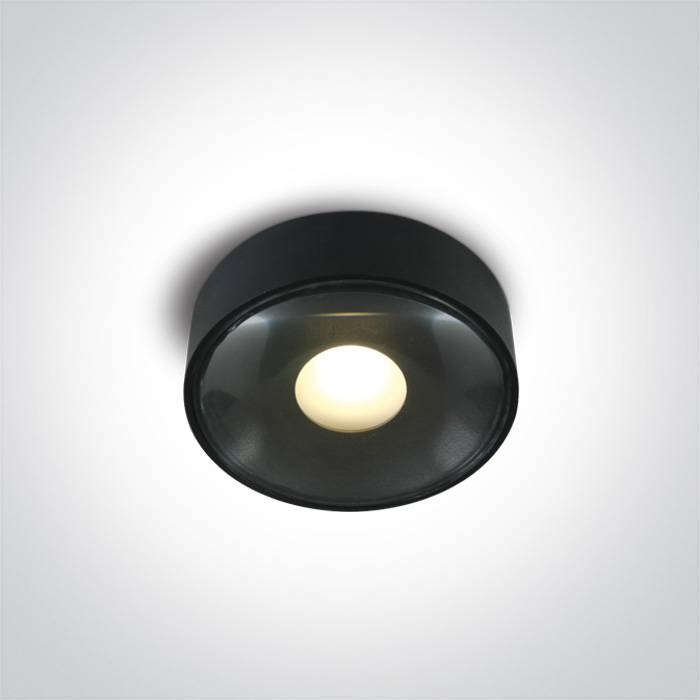 One Light Bazyla vonkajšia stropná lampa 1x6 W čierna 67484/B/W