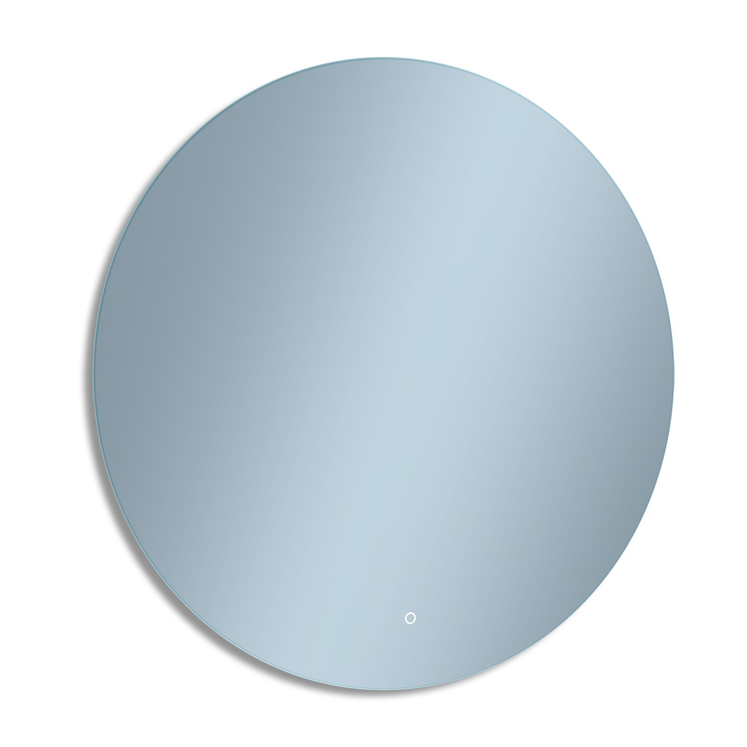 Venti Koło Led zrkadlo 80x80 cm okrúhly s osvetlením strieborná 5907459662283