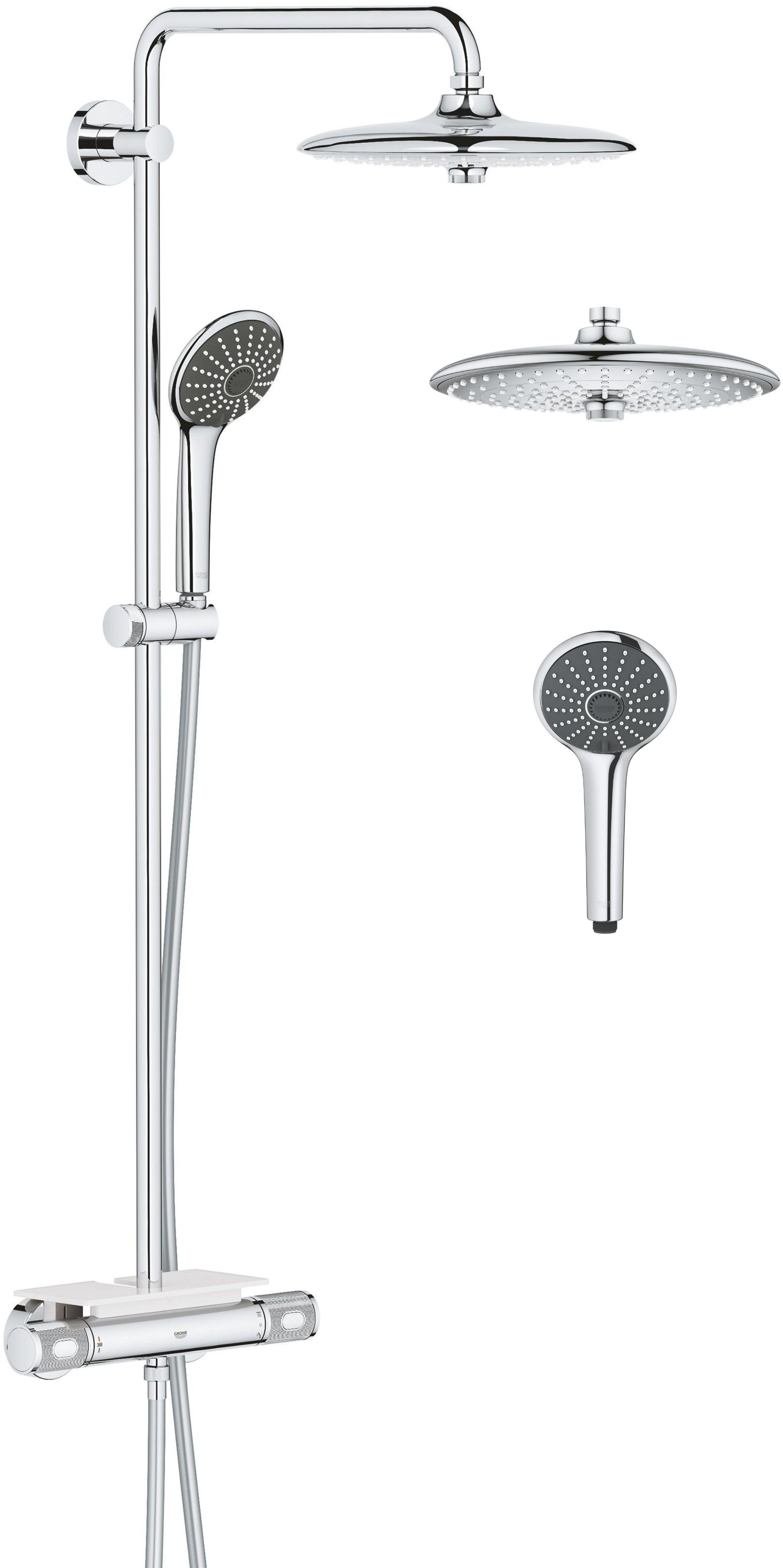 Grohe Vitalio Joy sprchová súprava nástenná s termostatom s dažďovou sprchou StarLight Chrome 26403002