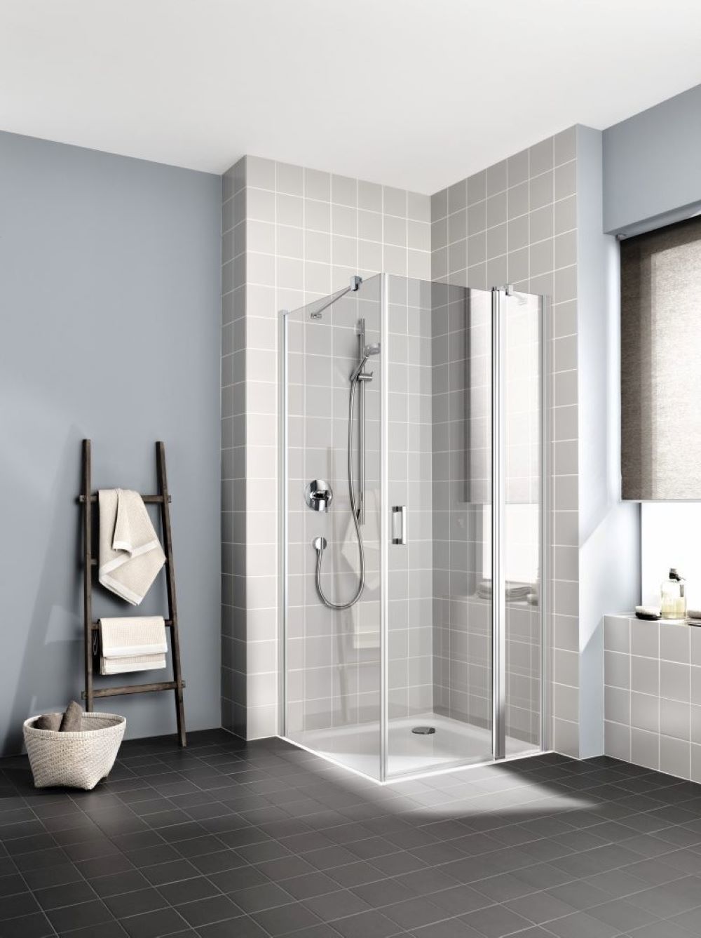 Kermi Cada XS sprchové dvere 80 cm výklopné strieborná lesklá/priehľadné sklo CK1NR08020VPK
