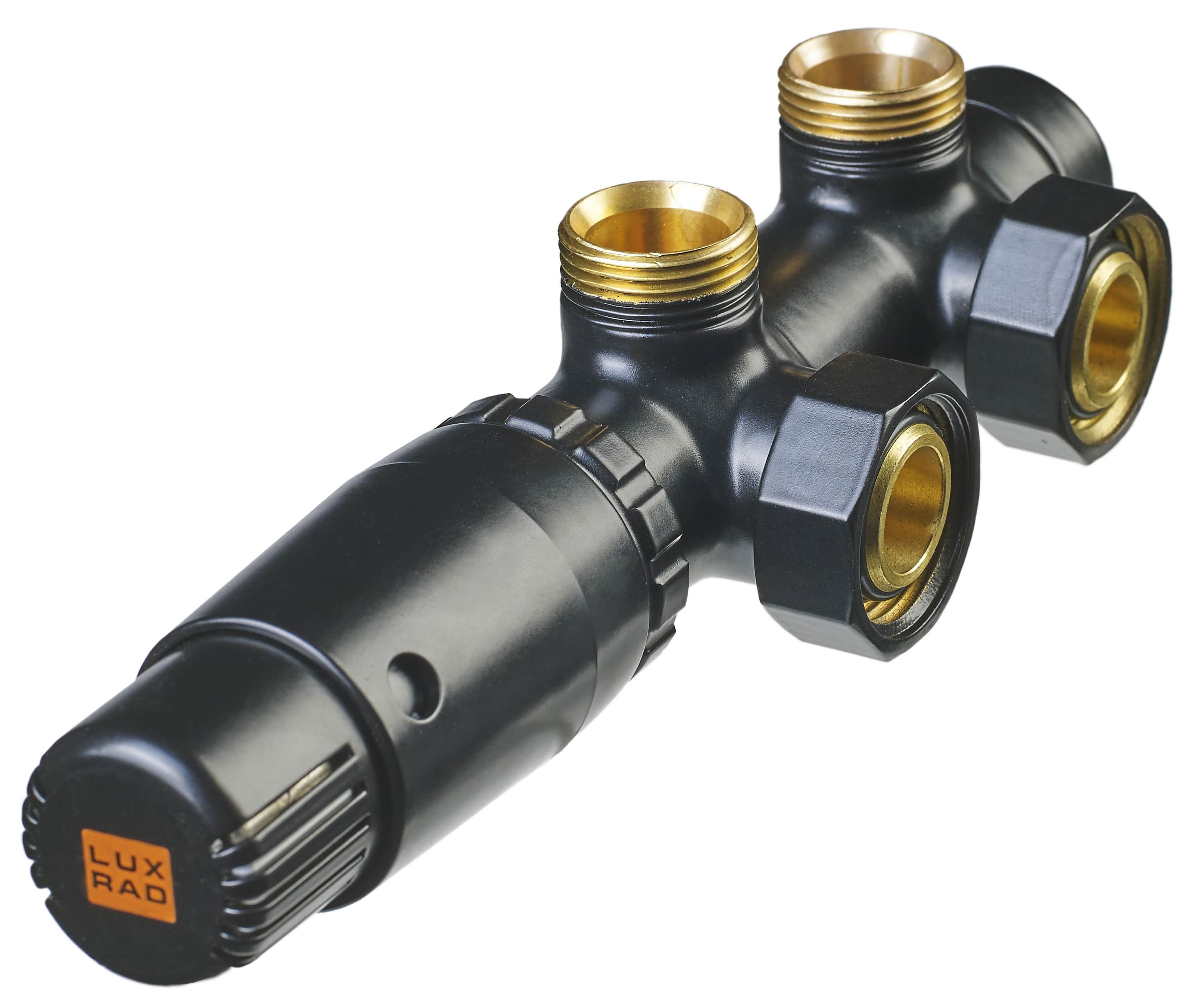 Luxrad Duo termostatická súprava čierna DKL9005MAT