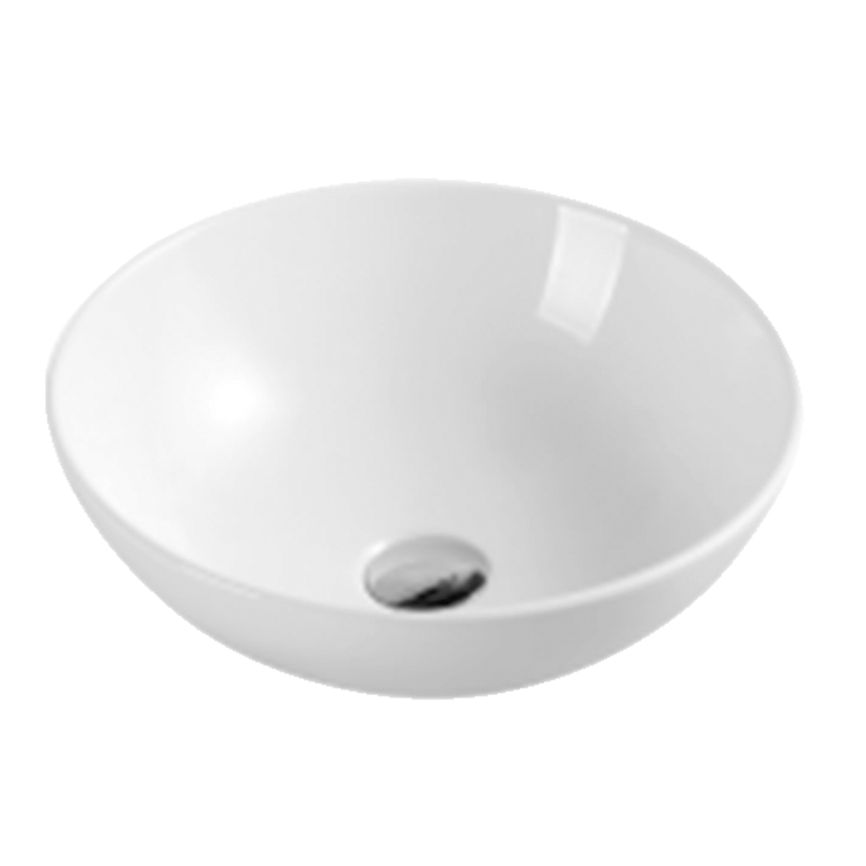 LaVita Round umývadlo 40x40 cm okrúhly pultové umývadlo biela 5900378310228