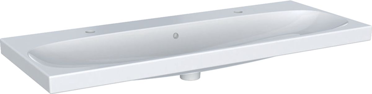 Geberit Acanto umývadlo 120x48 cm obdĺžnik klasické umývadlo-umývadlo na nábytok biela 501.880.00.1