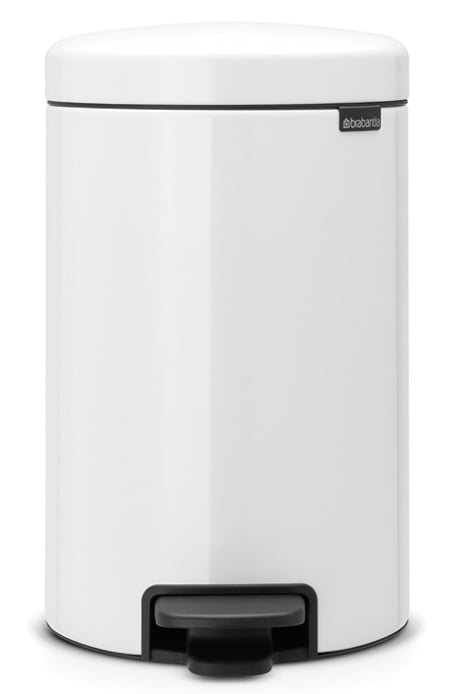 Brabantia NewIcon odpadkový kôš 12 l biela-čierna 111969