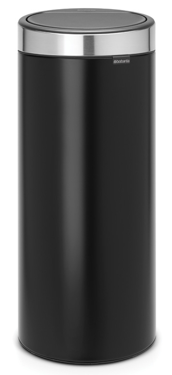 Brabantia Touch Bin odpadkový kôš 30 l chróm-čierna 115448