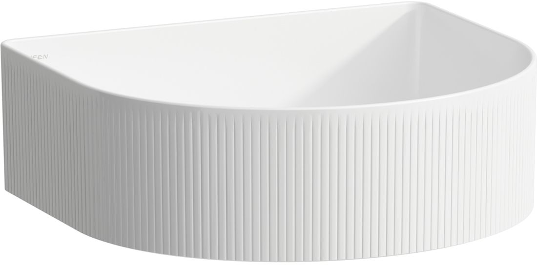 Laufen Sonar umývadlo 41x36.5 cm polokrúhly pultové umývadlo biela H8123430001121