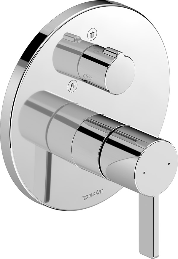 Duravit D-Neo vaňová/sprchová batéria podomietková chrómová DE4210012010