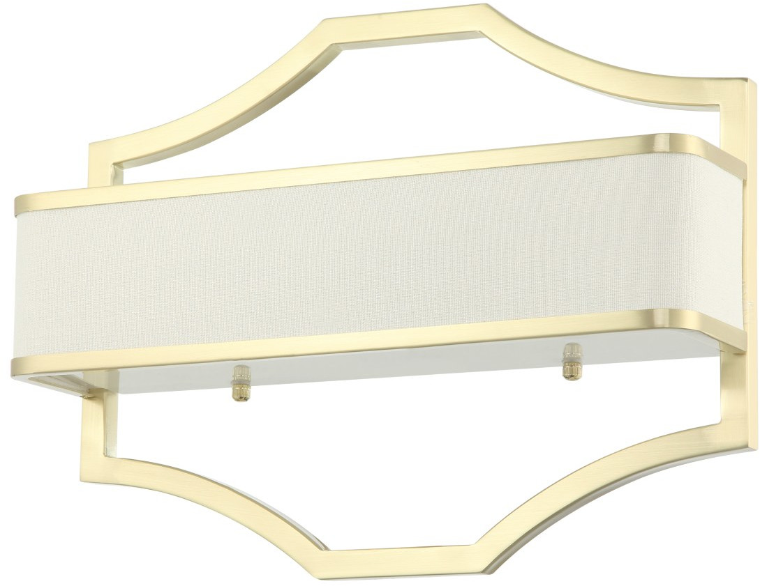 Orlicki Design Gerdo nástenná lampa 2x12 W biela-zlatá OR84511