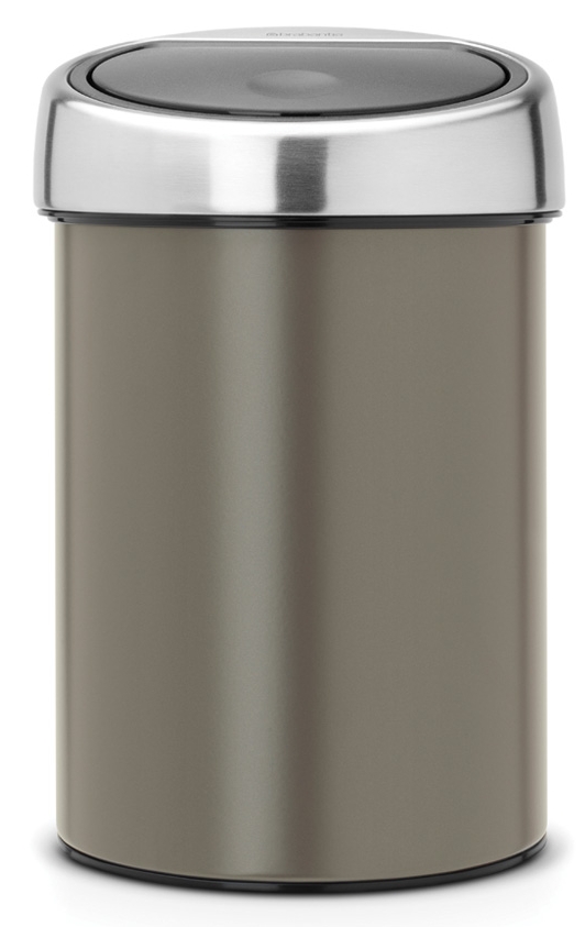 Brabantia Touch Bin odpadkový kôš 3 l chróm-sivá 364464