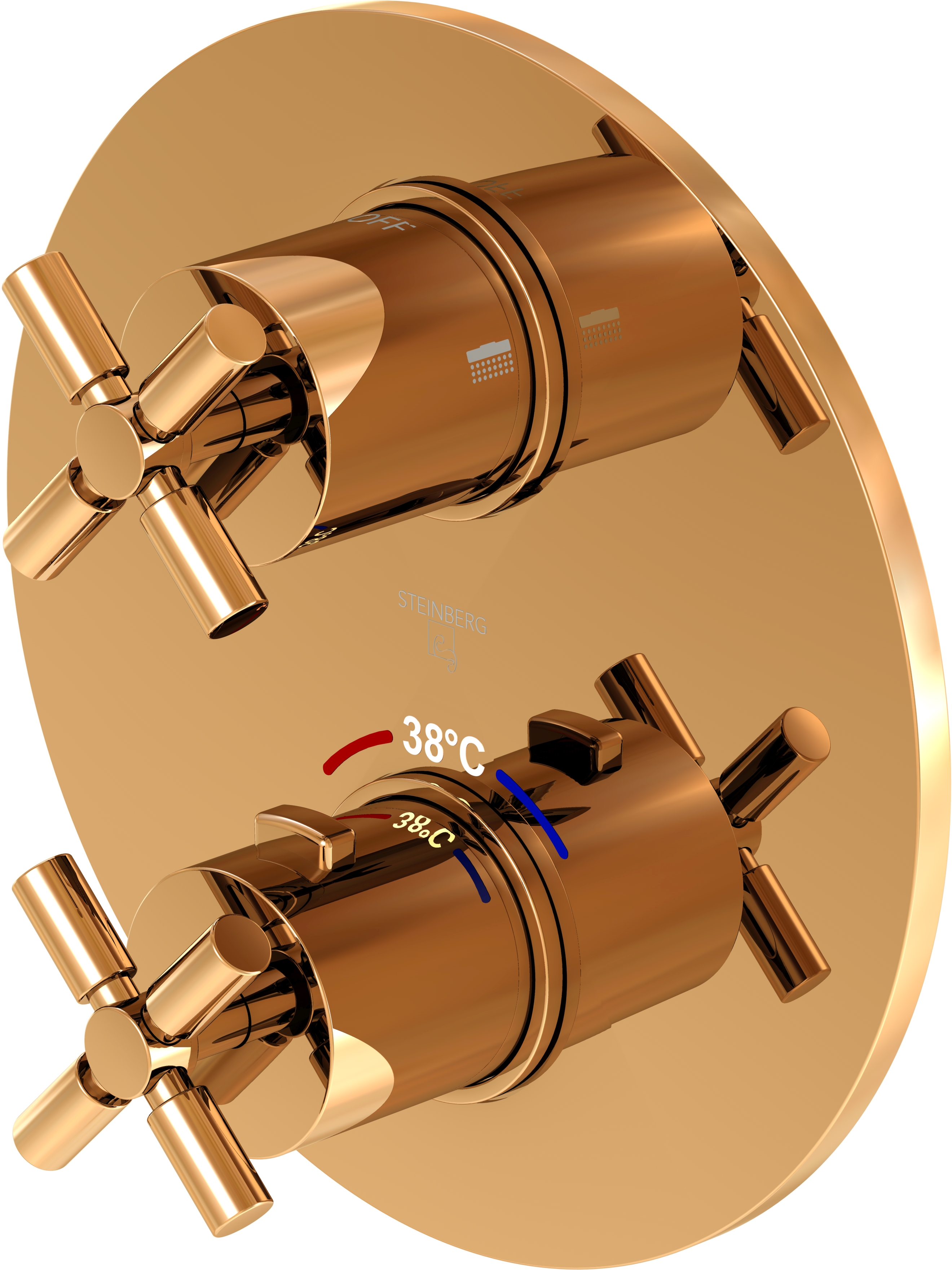 Steinberg 250 vaňová/sprchová batéria podomietková s termostatom || 25041333RG