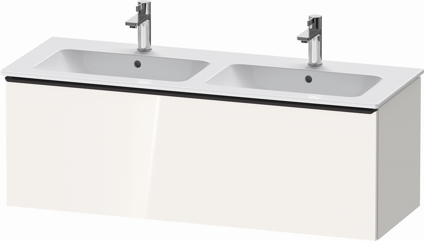 Duravit D-Neo skrinka 128x46.2x44 cm závesné pod umývadlo biela DE426502222